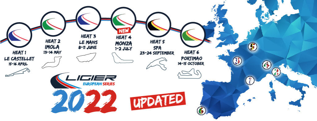 Calendrier Ligier Euro Series 2022